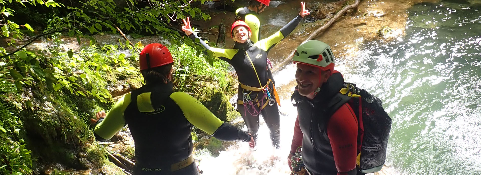 Photo stage de canyoning Vertic'Eau